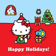 With Hello Kitty (Christmas)