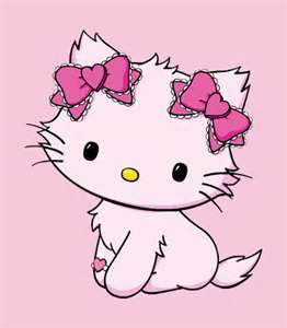 hello kitty logo pink