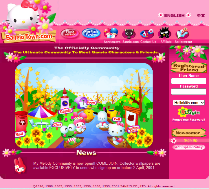 sanrio hello kitty town