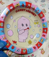 Otento Village character on a plate, 1985