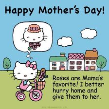 With Hello Kitty (Mother's Day