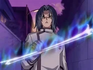 Hiiragi being chosen by the Melody Bow.