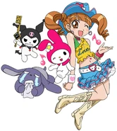 With My Melody, Kuromi and Baku