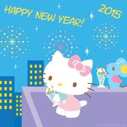 Sanrio-Charaktere Hello Kitty--Joey--Neujahr Image001