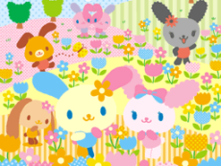 with Sakura, Azami, Nuts, Anzu, Rose and Mary