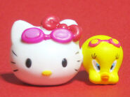 Face tweety hello kitty