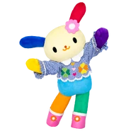 U*SA*HA*NA (Rainbow ver.) mascot costume (Sanrio Puroland)