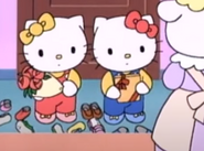 Kitty and Mimmy wearing shows