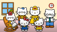 Hello Kitty and her family