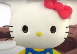 3D Hello Kitty eyes