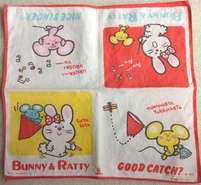 Bunny & Ratty hankerchief