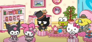 Badtz-Maru, Hello Kitty, My Melody, Keroppi, Kuromi and Pompompurin