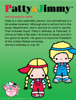 Patty & Jimmy | Hello Kitty Wiki | Fandom