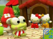 Keroppi, My Melody, Hello Kitty and Mimmy