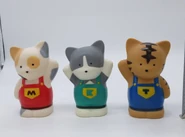 Chugoku Bank vinyl coin banks (1994)