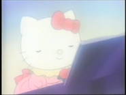 Hello Kitty playing the piano