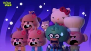 The Beaver Triplets, Hello Kitty, Haroshee, Nori and P.I.