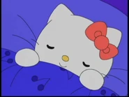 Hello Kitty sleeping