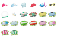 Keroppi's outfits