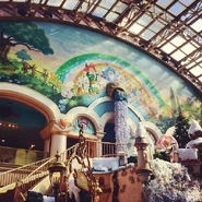 A mural featuring the Puros with Kitty Keroppi, and Tabo