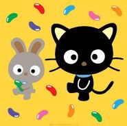 with Chococat