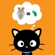 with Chococat