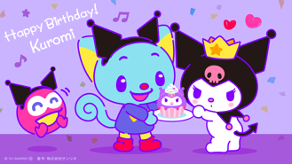 With Pita, celebrating Kuromi's birthday