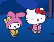 Kitty and Melody Japanese robes