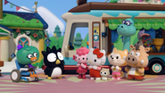 Badtz-Maru, P.I., Hello Kitty, Haroshee, Pinky, Zonty, Zing and DB