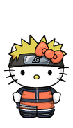 FiGPiN 635HelloKittyNarutoSANRIOxNARUTOPIN