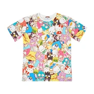 Sanrio Puroland T-Shirt (All-over design pattern)