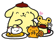 Sanrio Characters Pompompurin--Muffin--Bagel--Scone Image001.png (60 KB) With Pompompurin, Bagel, Scone