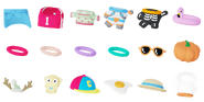 Chococat's outfits