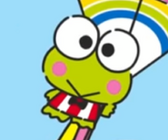 Keroppi as he appears in the show