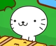 Hana-Maru as he appears in Supercute Adventures (upper body only)