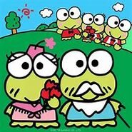 With Kerobah, Koroppi, Pikki, and Keroppi