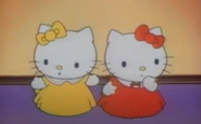 Kitty and Mimmy wearin dresses