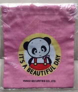 Back of bag, shows Sanrio copyright.