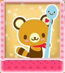 TENORIKUMA ストラップ Sanrio Sanrio] - Gal Kuma Design Series- Mascot Strap - Hello Kitty