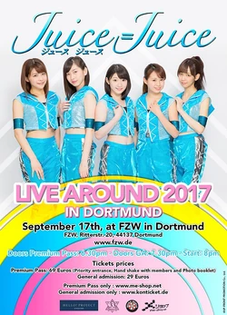 Juice=Juice LIVE AROUND 2017 ~World Tour~ | Hello! Project Wiki