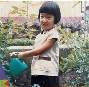 Maeda Yuki as a child (1980's)