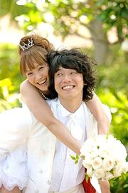 Fujimoto Miki and Shouji Tomoharu wedding