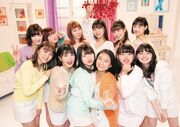 ANGERME promoting "Yumemita Fifteen"