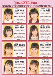 Hello! Pro Kenshuusei, Maggio 2011