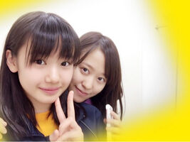 Yokoyama Reina with Oda Sakura