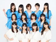 Morning Musume '15 promoting "Yuugure wa Ameagari"