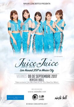 Juice=Juice LIVE AROUND 2017 ~World Tour~ | Hello! Project Wiki