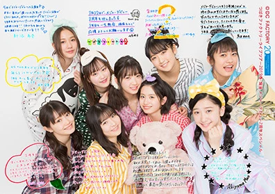 Tsubaki Factory promoting the Major Debut 2 Shuunen Special