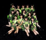 Morning Musume '23 promoting "Wake-up Call ~Mezameru Toki~"