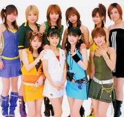 Morning Musume promoting single